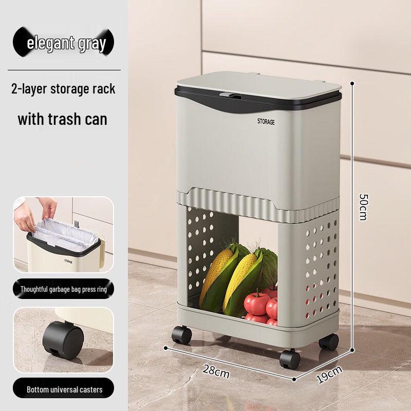 

Multi-functional Storage Trash Can