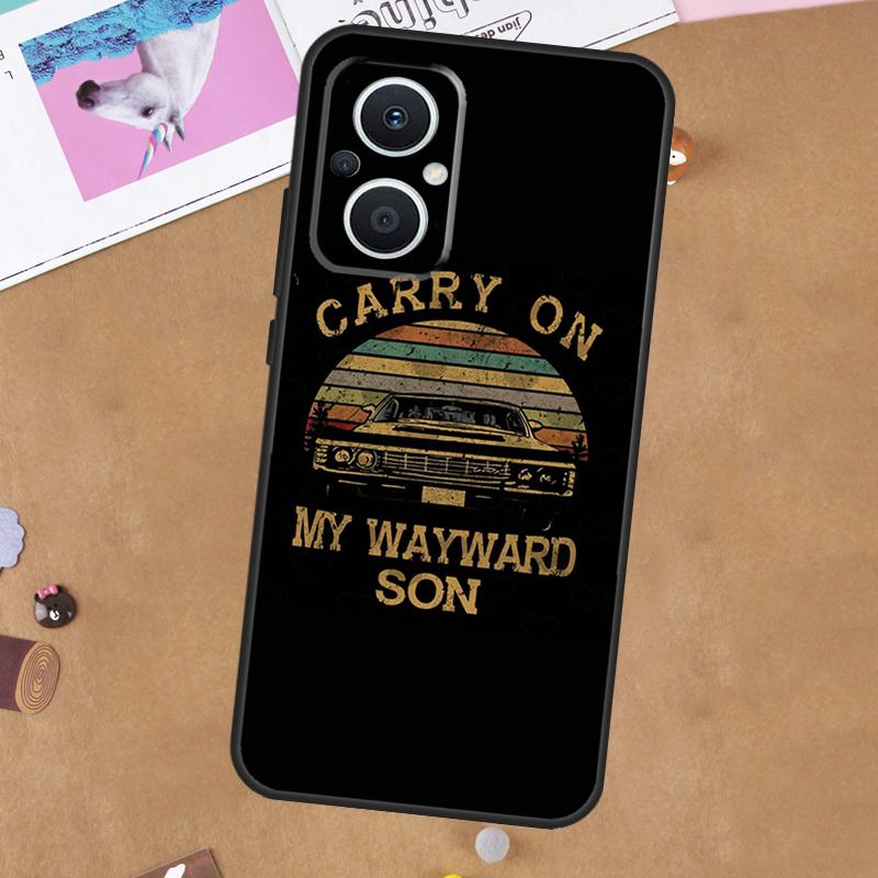 

Supernatural CARRY ON MY WAYWARD SONS Case For OPPO Reno 4Z 5Z 8T 10 11 Pro 11F 5 6 7 8 Lite OPPO Find X5 X6 Pro X2 X3 Neo Cover OPPO Reno10 5G