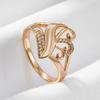 Trendige Damenringe Roségold Mit Natürlichem Zirkon Hohlmuster Ethnische Ringe Einzigartiger Hochzeits Schmuck Geschenk