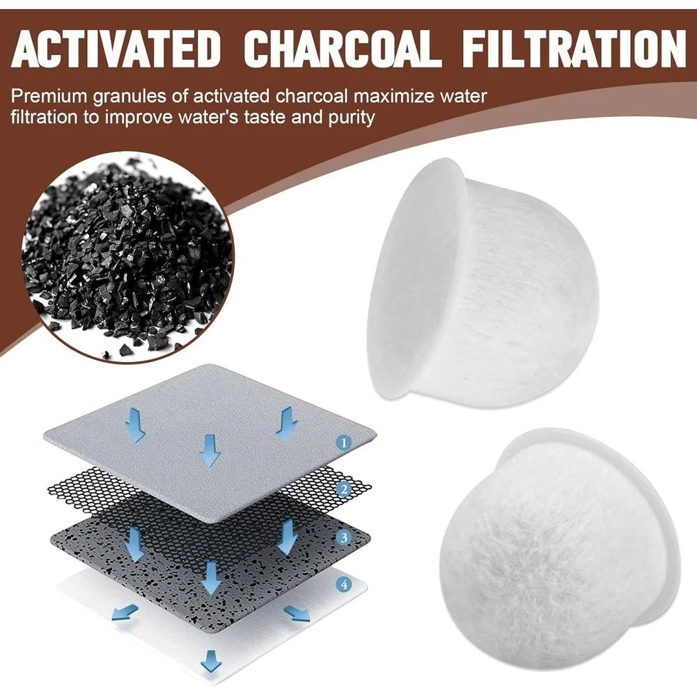 6 Pcs Filters For Coffee Machine WGCM100S WGCM110S And WGCM120S Replacement Water Filter 15x10x5cm Coffee Machine Accessories