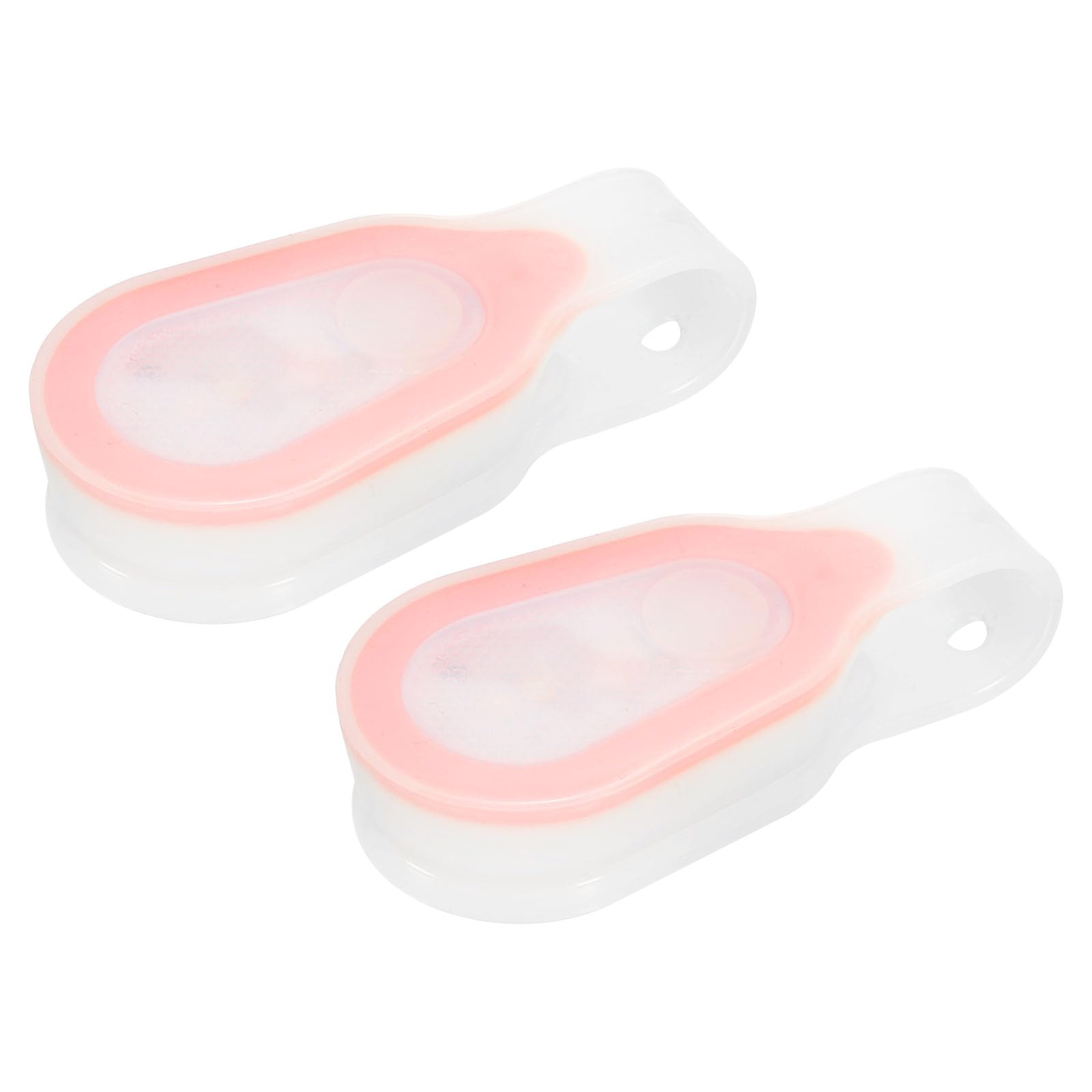 

PATIKIL Silicone Night Shift Night Safety Running Light for and Emergency Orange 2-Piece Flashlight, Hands-Free Clip-On Flashlight, Running, Walking,