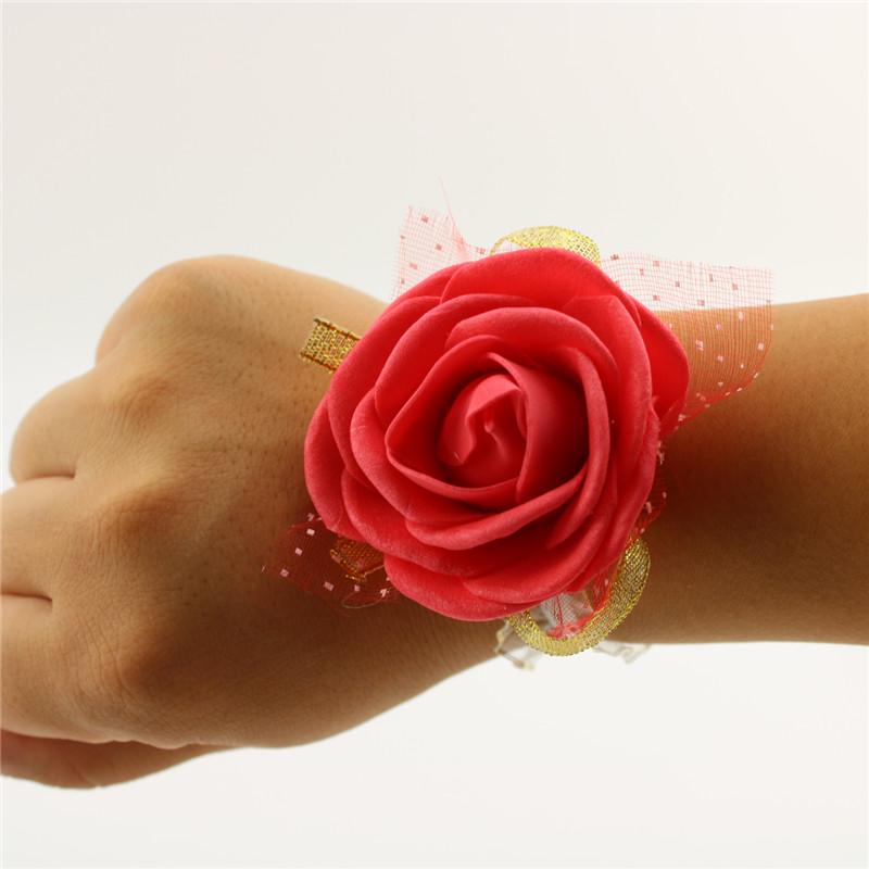 

Свадебный браслет-корсаж в корейском стиле для невесты и подружки невесты - Браслет-бутоньерка в лесной тематике