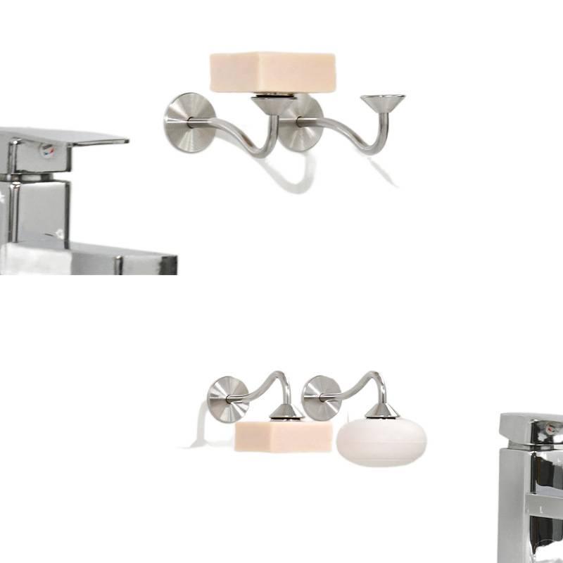Stainless Steel Wall-Mounted Magnetic Soap Holder