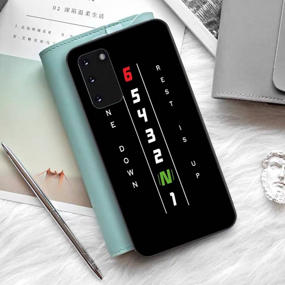 1N23456 M-Motorcycle Phone Case Silicone PC+TPU For Samsung S10 20 30 22 23 24 Plus Lite Ultra Cover