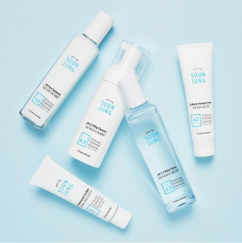 [Etude House] Soon Jung 2X Barrier Intensive Cream 60 ml / Crème apaisante et hydratante