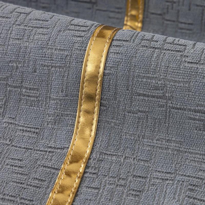 2025 New Gold Edge Sofa Cushion Universal Four Seasons Cover Fabric Seat Cushion Household Modern Simple Non Slip Sofa Towel