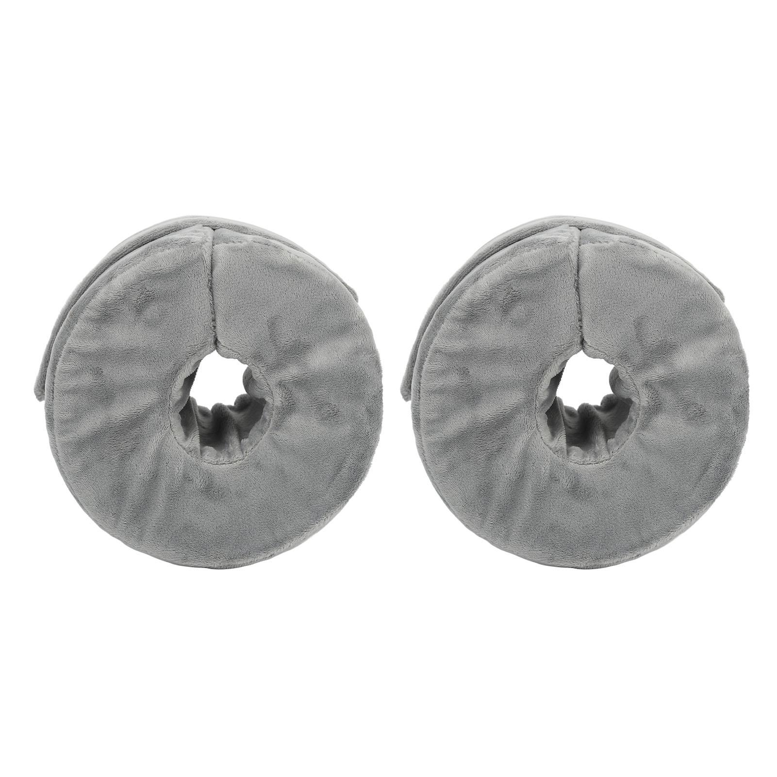 

2 шт. Подушка для подъема стопы, защита лодыжки, подушка для поддержки стопы, подушка-лифт, подушка для пятки, серая