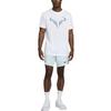 Nike Rafa Solid Logo Drawstring Elastic Waist Five-Point Casual Shorts Men Shorts Glacier-Blue DV2881-474