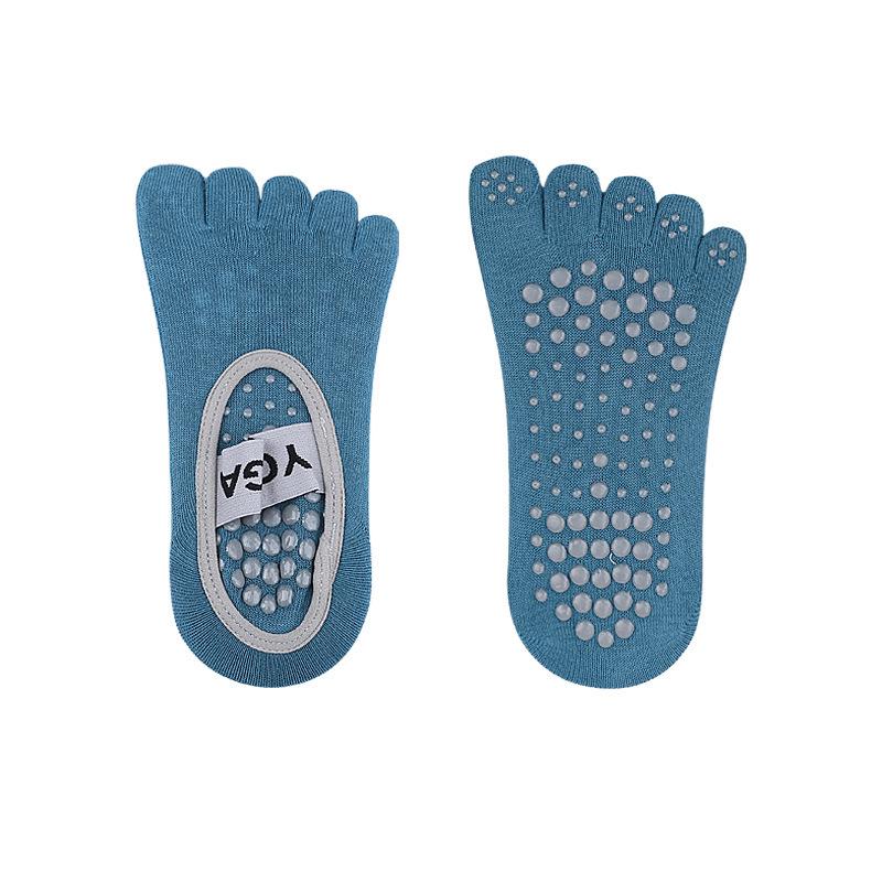 Five-toed Yoga Socks Are Soft and High Elastic, Skin-friendly, Pat Sweat 3D Particles, Plantar Anti-skid and Slow Pressure, Broadband Backless Toes