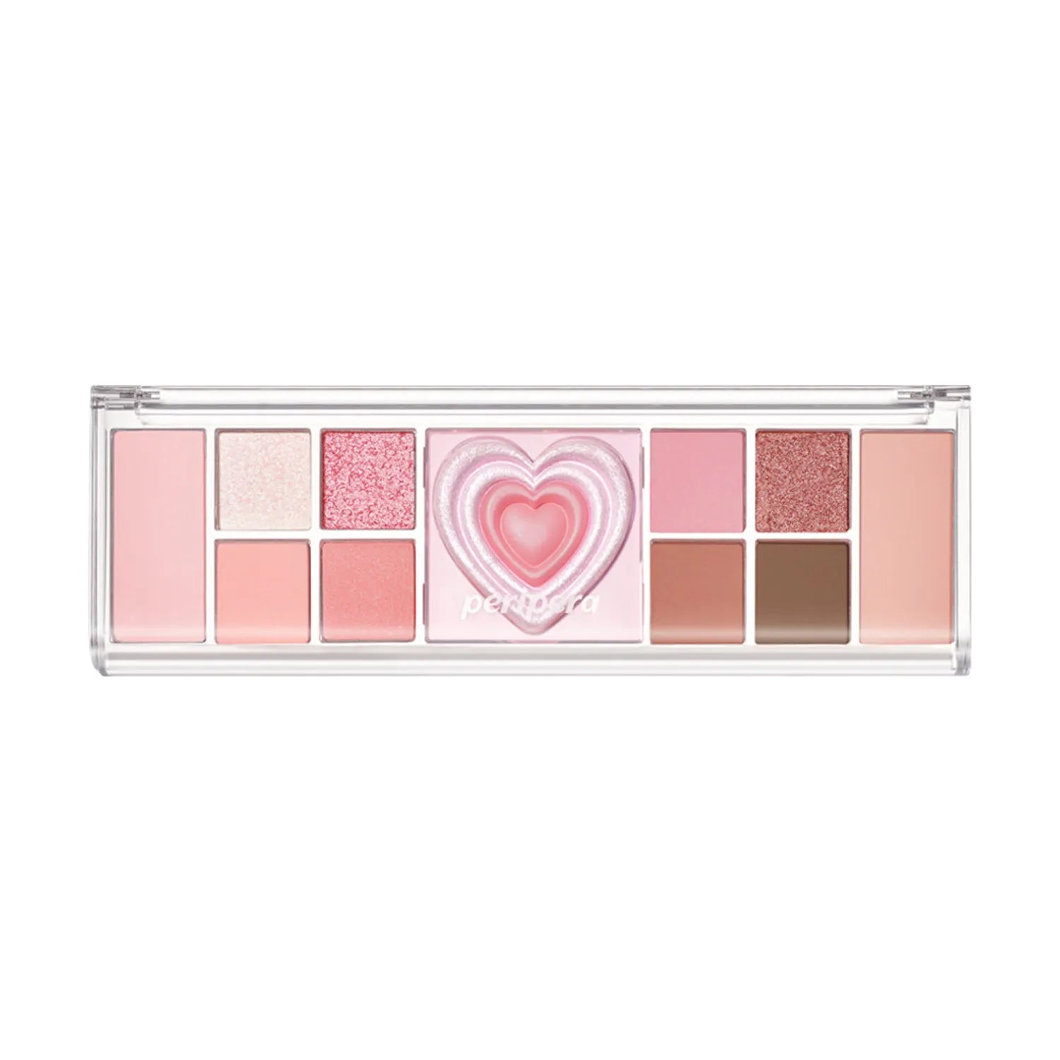 peripera All Take Mood Like Palette,Blendable Matte & Shimmer Shades, Easy to Apply 01 Prestige Pink