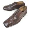 Made In Germany Lloyd Square Toe U-Tip Leather Dress Shoes Men’s 7 25.5 Brown