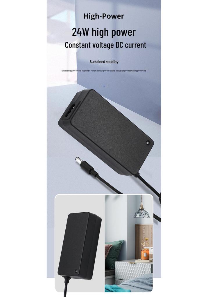 12V 5A Laptop & All-in-One Monitor Power Adapter Charger, 24V 2A