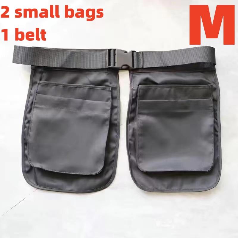 Outdoor Hiking Mountaineering Bag Multifunctional Multi-pocket Bag Canvas Apron Ins Bag Function Bag Large Capacity Waist Pack