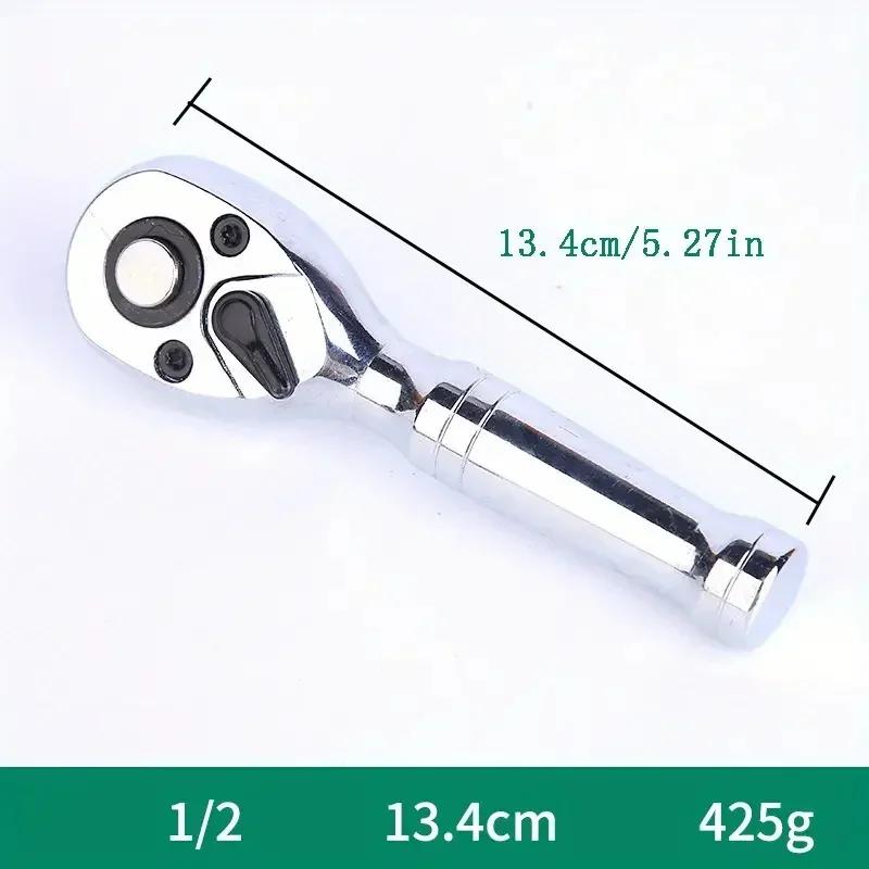 1/4 3/8 1/2 inch Drive Stubby Ratchet Set cu mâner scurt cu eliberare rapidă cap mini cheie cu clichet instrument eficient de reparare auto