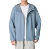 Men's Jackets Men's Blue Hooded (Non-detachable) Moderate