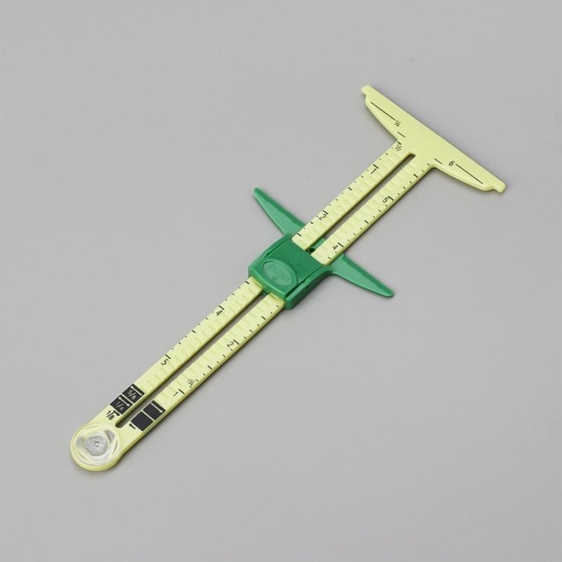 High Quality 5-In-1 Sliding Gauge With Nancy Measuring Sewing Tool Patchwork Tool Ruler Tailor Ruler Tool Accessories Home Use