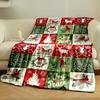 Christmas Reindeer Cardinal Blanket bedroom Blanket for Livingroom Couch lunch break Soft throw for Friend's festival Gift