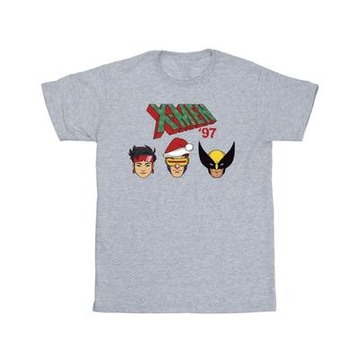 X-Men Mens Christmas Head T-Shirt