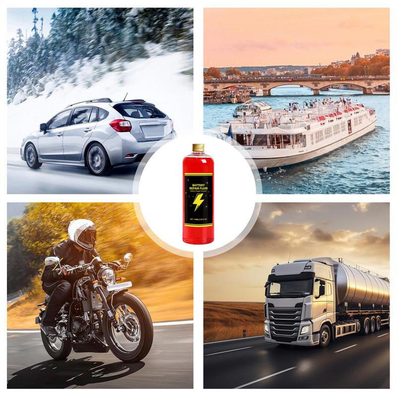 100ml Elektrofahrzeug Autobatterie Reparaturflüssigkeit - Batterie Wiederherstellungsflüssigkeit Reinigungs-Wartungslösung zur Leistungssteigerung