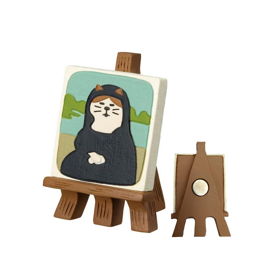Japanese Cat Magnet: Cute Resin Sticker & Message Clip Toy for Refrigerator Decor
