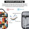 Cartoon Cute Colorful Cat Insulated Lunch Bag for Women Office Cooler Thermal Food Box Tote Portable Lunch Boxes Container