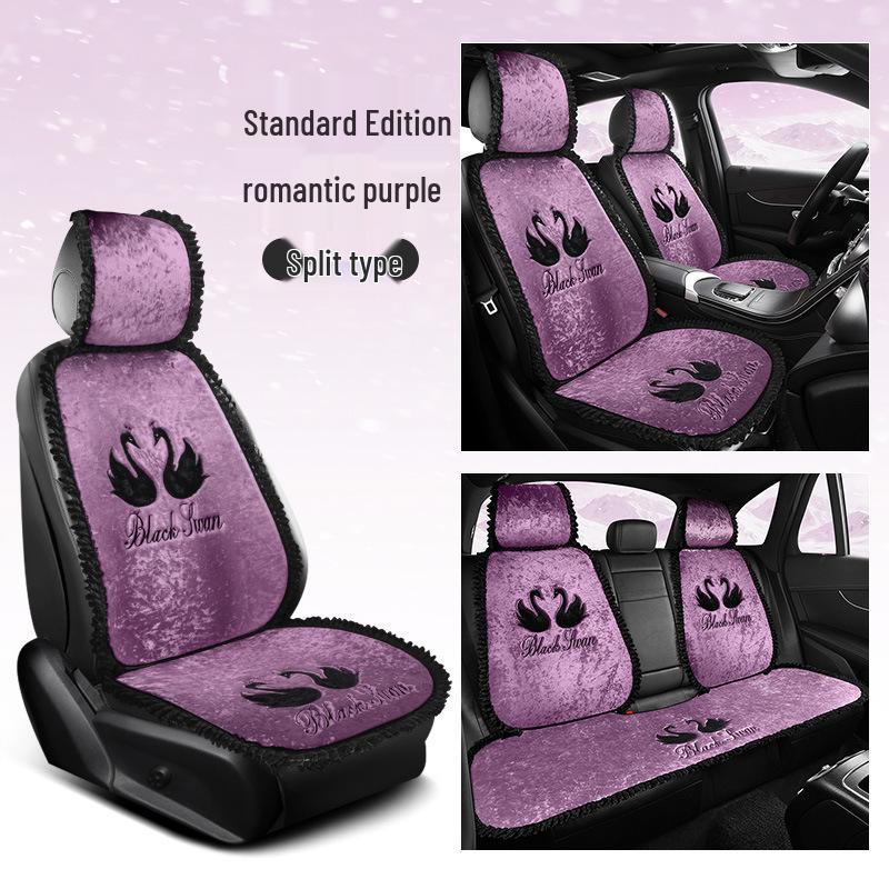 Warm Plush Seat Cushion for BYD Yuan, Song Pro, Qin Plus DMI, Dolphin, Seal, Destroyer 05