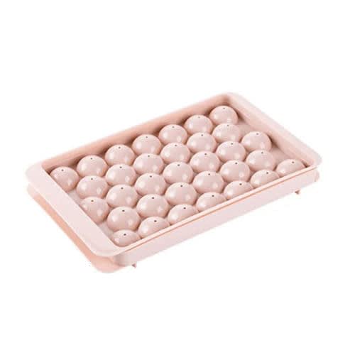Pink Ice Tray, Round Ice, Ice Maker, Ice Ball, Spherical Ice, Ice Ball Maker
