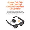 AI Translation Smart Glasses Built-in Mic & Speakers 144 Language BT Audio Sunglasses for Office Driving Cycling Outdoor Sports