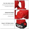 2-in-1 1500W Akku-Elektro-Laubbläser Blas-Saug-Laubbläser PC-Reinigung Staubabsauger für Makita 18V Akku