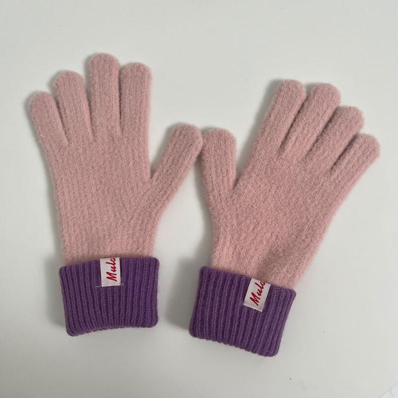 Women s Korean Style Wool Blend Winter Gloves