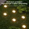 Yousheng Dog Paw Solar Light, Cute Paw Garden Pathway Light, Waterproof Solar Outdoor In-Ground Light for Pet Lovers Patio Lawn