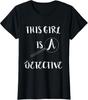 Detektiv-tema T-shirt til piger - Spionage & True Crime Design