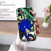 S-SonicS Anime Handyhülle Für IPhone 17 16 15 Plus 14 13 Mini 12 11 Pro Max Weiche Hülle