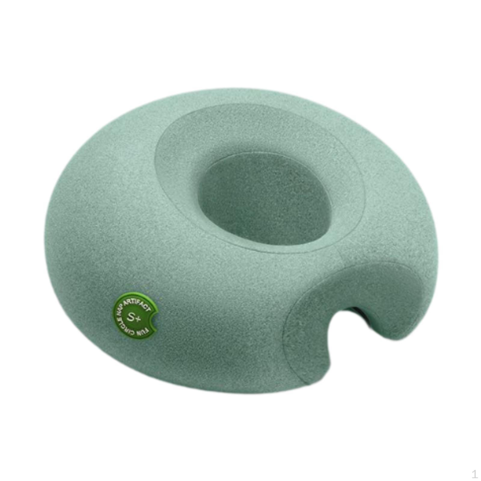 Подушка лицом вниз для массажа тела с эффектом памяти подголовник Breathe Comfort зелёный 5385₽