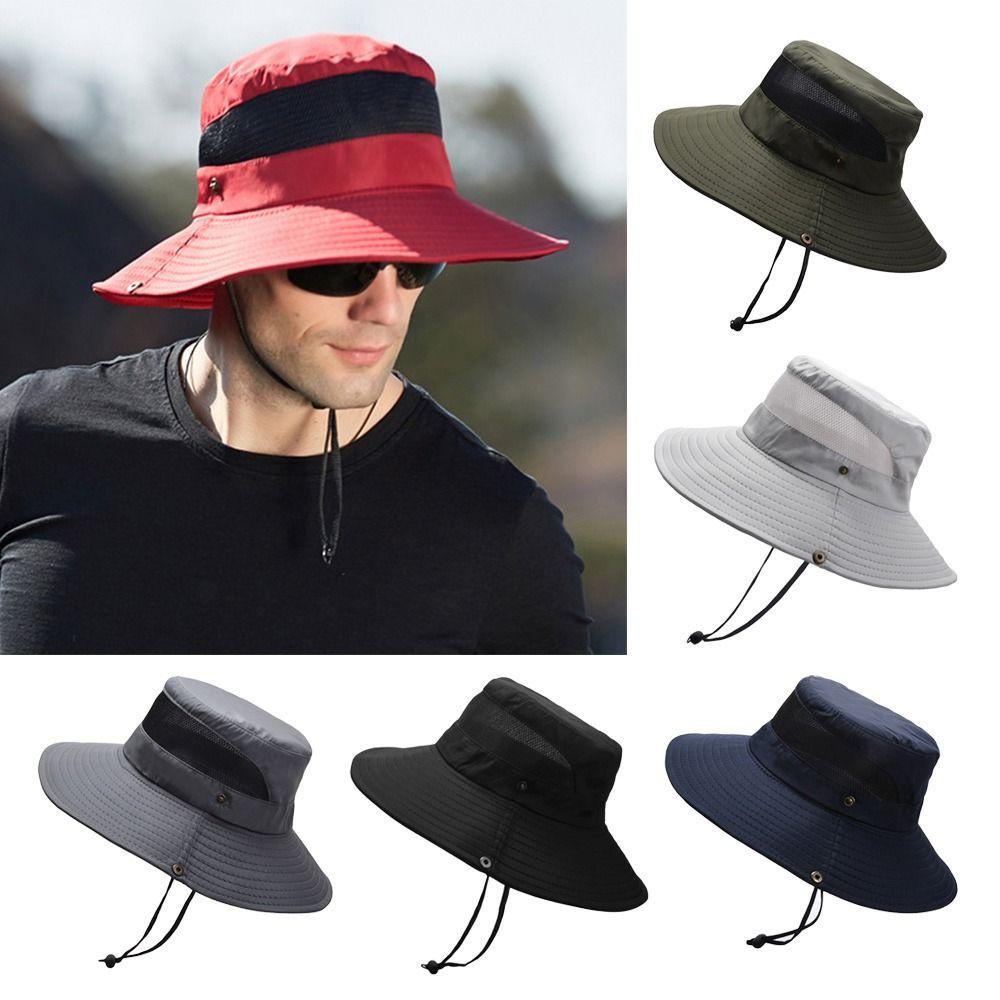 

Защита от солнца Кепка рыбака Дышащие альпинистские кепки Модная шляпа от солнца Кемпинг Пеший туризм