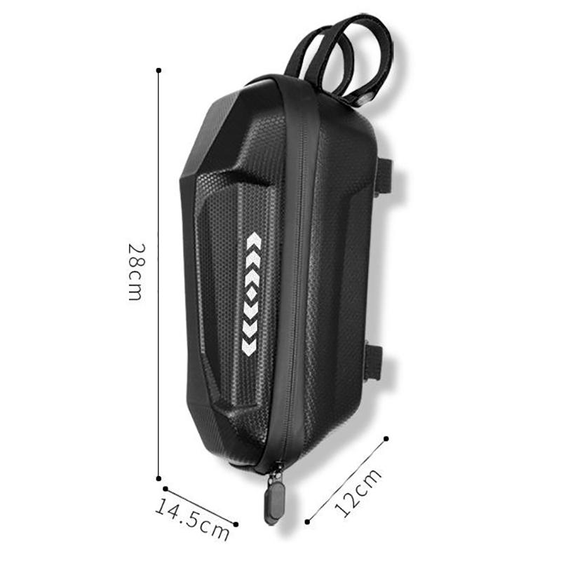 Folding Bike Bag Balance Bike Electric Scooter Handlebar Bag Eva Hard Shell Waterproof Large Capacity
