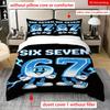 Customize 2/3pcs 67 Glove Printed Duvet Cover Set, Soft and Comfortable Polyester Fabric, Breathable and Skin-friendly, Suitable
