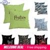 Positive Mind Vibes Life Pillowcasezipper Design, Decorative Pillowcase, 45X45 Cm Pillowcase