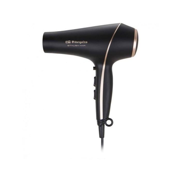 Sèche-cheveux - ORBEGOZO - SE 2065 - 2000W - 3 Températures - 2 Vitesses - Accessoires Inclus