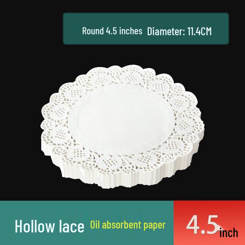 ZISIZ Prostokątne Koronkowe Podkładki Papierowe