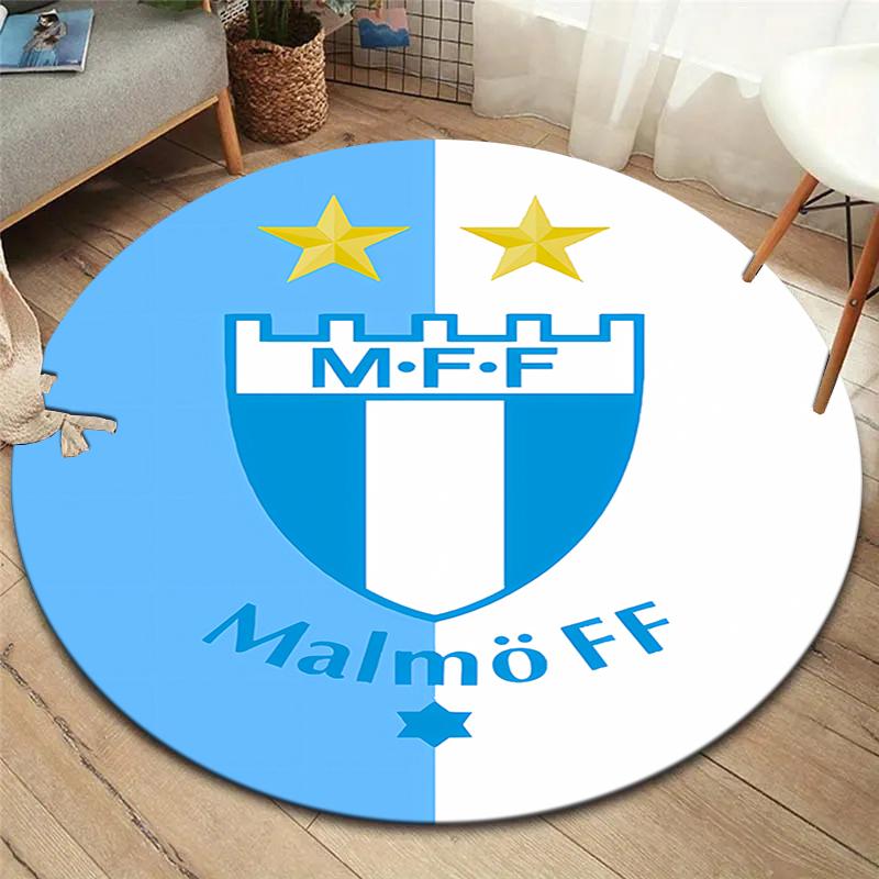 

Malmo FF Round Area Rug,Carpet Rug for Living Room Bedroom Sofa Playroom Decor,Non-slip Floor Mat 120cmx120cm