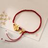 Fashion Handmade Red Rope Beads Bracelets For Men And Women Praying Wristband Lucky Health Amulet Jewelry Gift