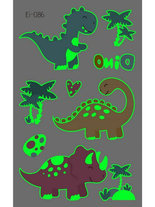 Tatuaże dla dzieci świecące w ciemności - Zabawa na imprezę i do kostiumu