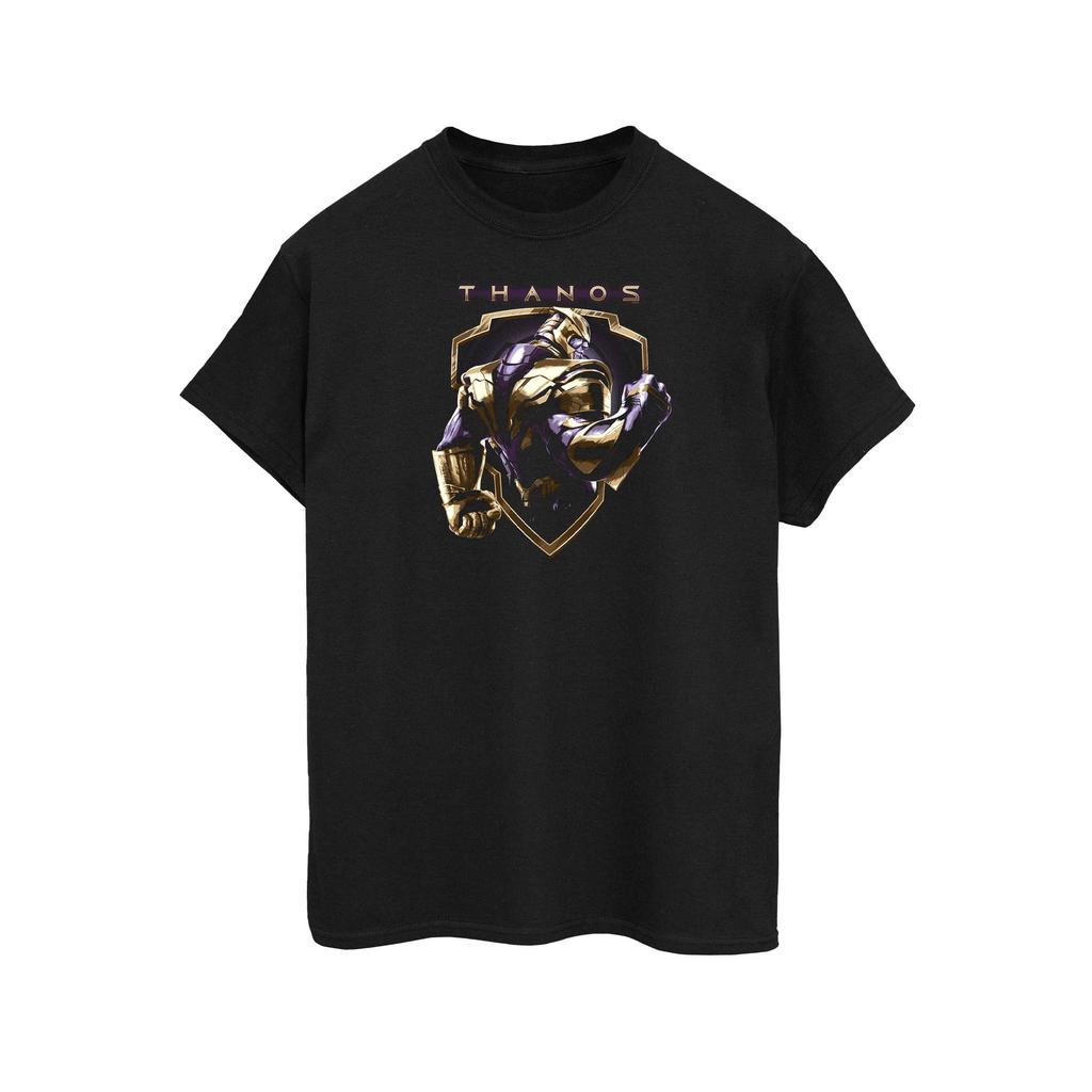 Avengers Endgame Herren Thanos Schild Baumwoll-T-Shirt