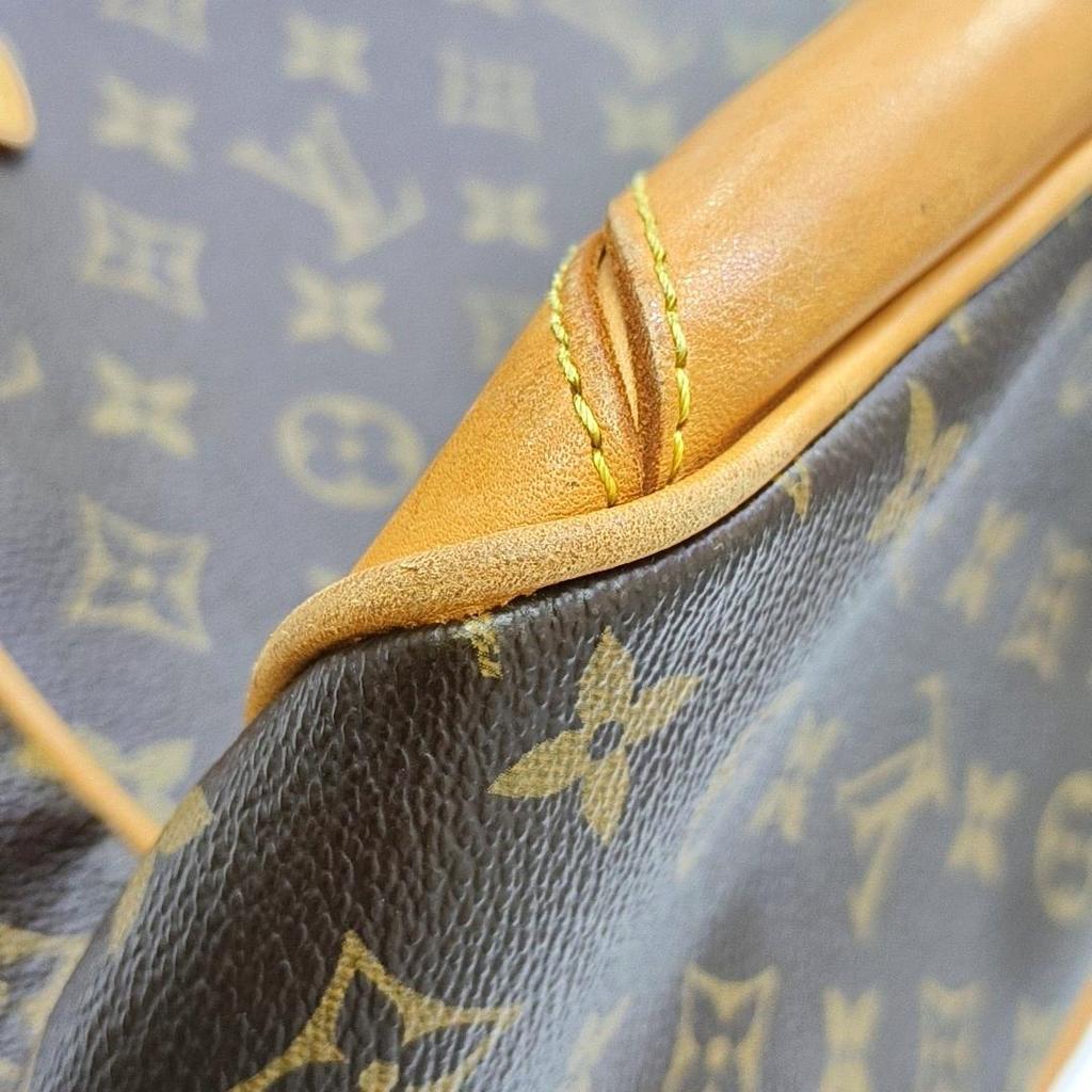 [Pre-Owned] Estrela Medium Brown Coated Canvas Monogram Crossbody Handbag Shoulder Bag - Fair #1PZ8E8Q
