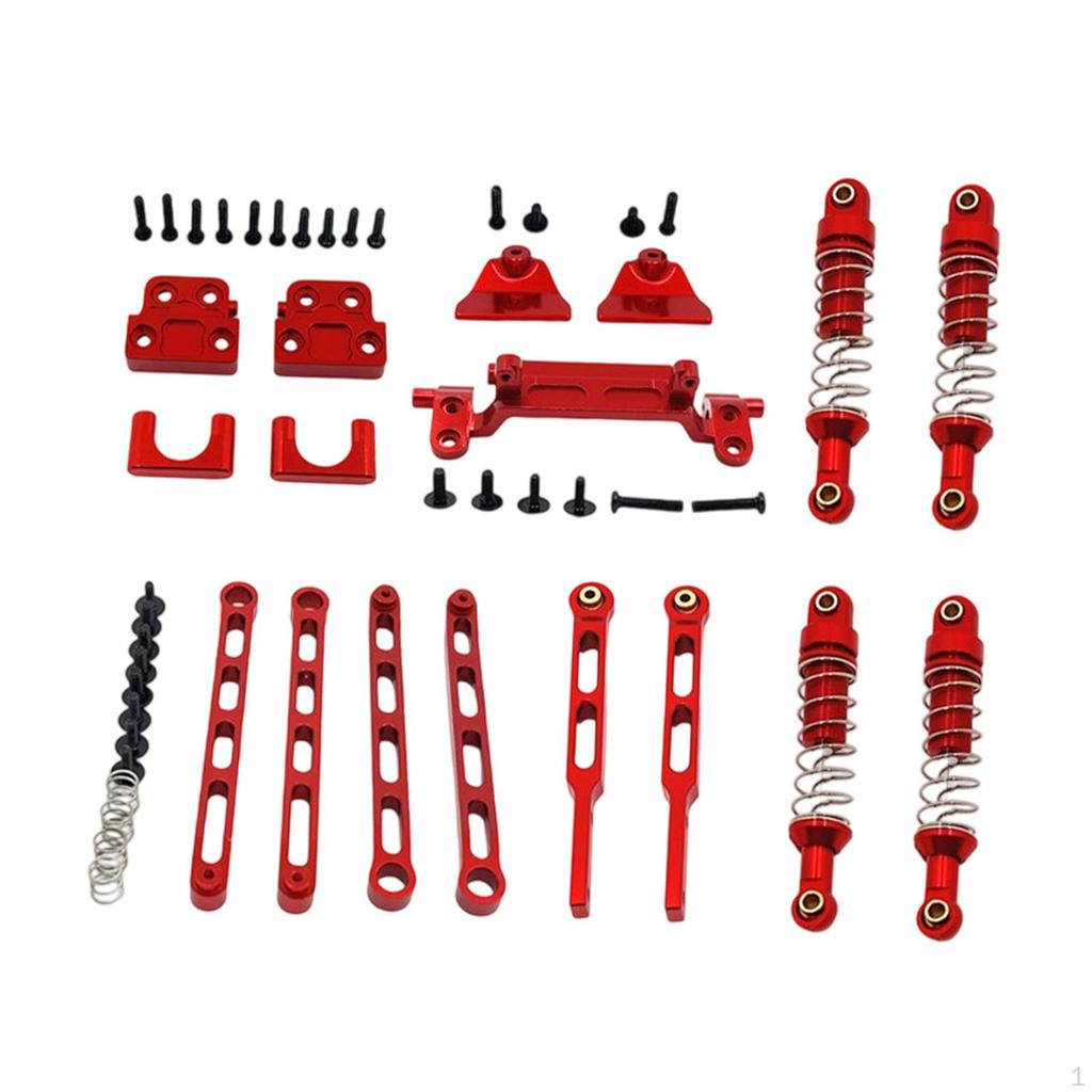 1/12 RC Upgrades Kit Fixing Components Shock Absorber Brackets Front Rear Axle Fixed Pull Rods for