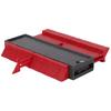 Contour Ruler Duplicator with Lock Irregular Outline Measuring Tool Carpentry AccessoryRed S 127mm