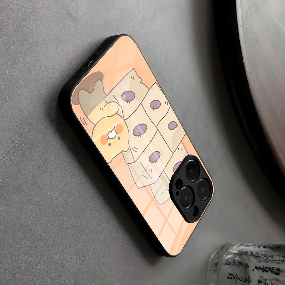 

Choonsik Kakao Kakaotalk Korean Phone Case Glass For IPhone17 Air 16 15 17 14 Pro Max 13 Environmental Protection 12 11 X XS XR iPhone13 ProMax