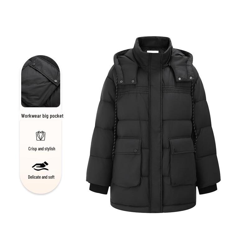 

Elva Island Women s Short Hooded Down Jacket S