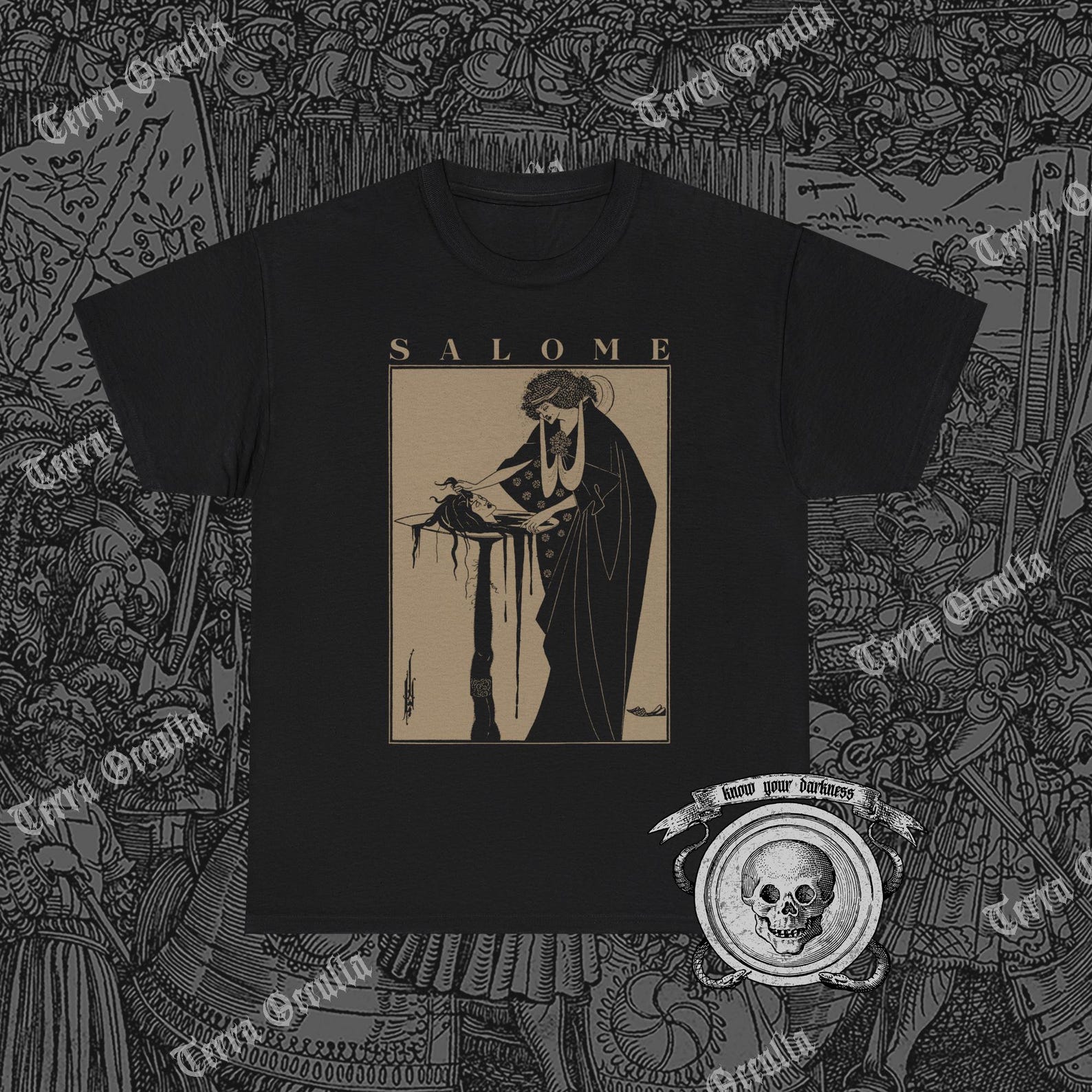 Salome Shirt, Aubrey Beardsley, Oscar Wilde, Dark Academia L